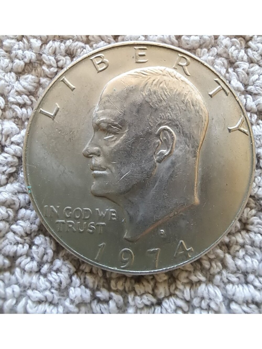 1974 Eisenhower Coin US One $1 Dollar Collectible No Mint Mark